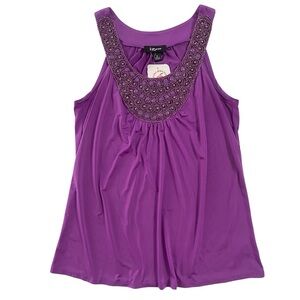 Y2K Embellished Long Line Tank